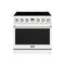 Thor Kitchen 36-Inch Electric Range with 6.0 cu. ft. Convection Oven in White (ARE36W)