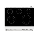 Thor Kitchen 3-Piece Appliance Package - 36-Inch Electric Range, 30-Inch Refrigerator, & 24-Inch Dishwasher in White