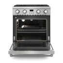 Thor Kitchen 30-Inch Natural Gas Range with 4.8 cu. ft. Convection Oven in Stainless Steel (ARG30)