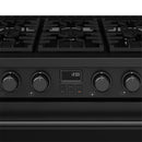 Thor Kitchen 4-Piece Appliance Package - 36-Inch Natural Gas Range, 36-Inch Refrigerator, 36-Inch Wall Mount Range Hood, & 24-Inch Dishwasher in Black