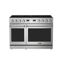 Thor Kitchen A-Series 2-Piece Appliance Package - 48-Inch Propane Gas Range  and Under Cabinet Range Hood in Stainless Steel