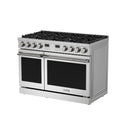 Thor Kitchen A-Series 4-Piece Appliance Package - 48-Inch Gas Range, Under Cabinet Range Hood, Refrigerator, and Dishwasher in Stainless Steel