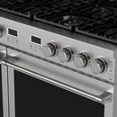 Thor Kitchen A-Series 5-Piece Appliance Package - 48-Inch Propane Gas Range, Under Cabinet Range Hood, Refrigerator with Water Dispenser, Dishwasher, and Microwave in Stainless Steel