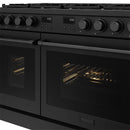 Thor Kitchen 48-Inch Contemporary Natural Gas Range with 7.6 Cu. Ft. Oven and 8 Cooktop Burners in Black (ARG48B)