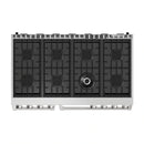 Thor Kitchen A-Series 4-Piece Appliance Package - 48-Inch Gas Range, Refrigerator, Dishwasher, and Microwave in Stainless Steel