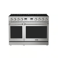 Thor Kitchen 48-Inch Gas Range with 6.8 cu. ft. Convection Oven in Stainless Steel (ARG48)