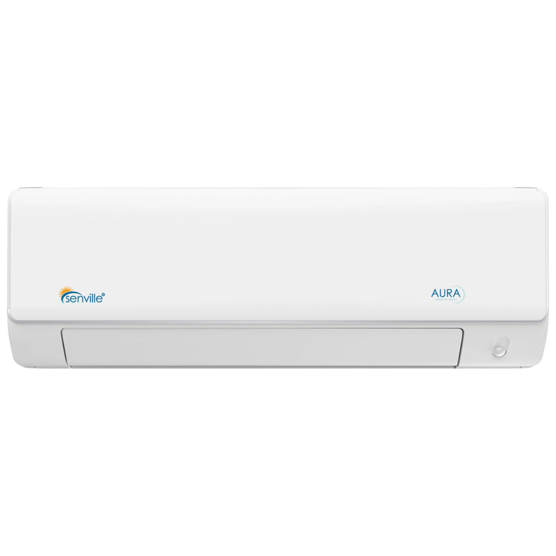 Senville Mini Split - 2-Zone 18,000 BTU Ductless Air Conditioner and Heat Pump Condenser with Wall Mount Air Handlers (SENA-18HF-D)
