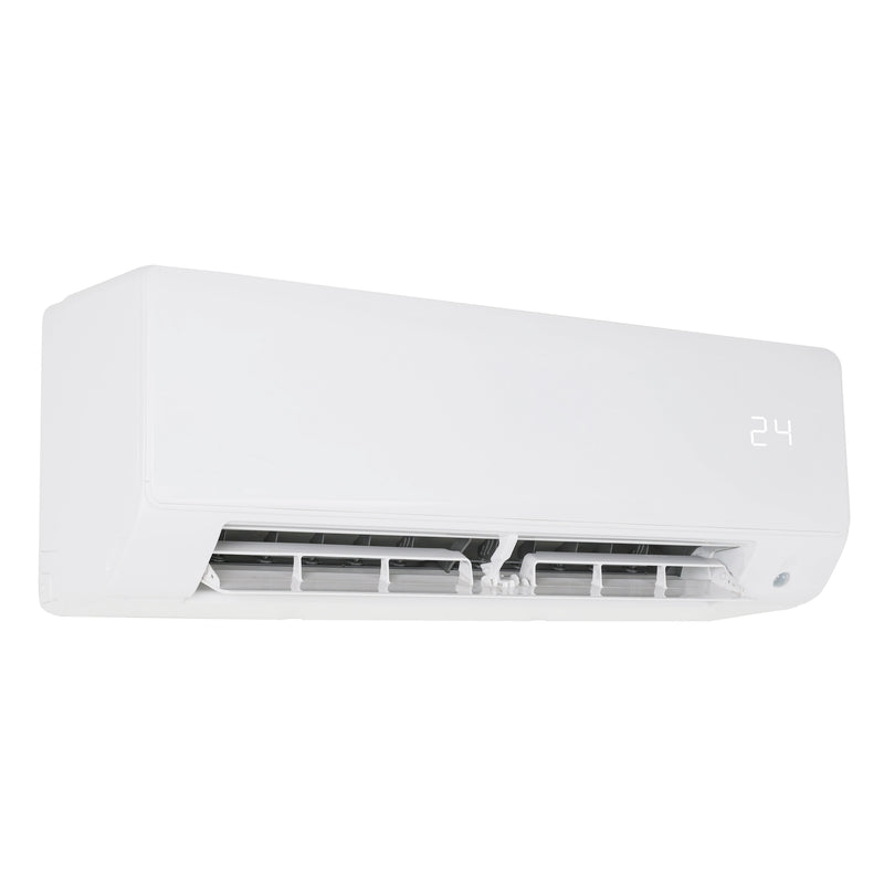 Senville Mini Split - 2-Zone 18,000 BTU Ductless Air Conditioner and Heat Pump Condenser with Wall Mount Air Handlers (SENA-18HF-D)