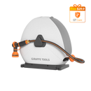 Giraffe Tools 82 Ft. - 130 Ft. Ground-Mounted Retractable Hose Reel, UV-resistant