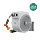 Giraffe Tools 62 Ft.- 155 Ft. Retractable Garden Hose Reel with Adjustable 9-pattern Nozzle