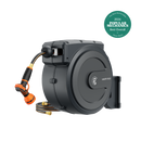 Giraffe Tools 62 Ft.- 155 Ft. Retractable Garden Hose Reel with Adjustable 9-pattern Nozzle