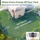 Giraffe Tools 62 Ft.- 155 Ft. Retractable Garden Hose Reel with Adjustable 9-pattern Nozzle