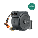 Giraffe Tools 62 Ft.- 155 Ft. Retractable Garden Hose Reel with Adjustable 9-pattern Nozzle