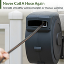 Giraffe Tools Retractable Garden Hose Reel-1/2in-155ft with 9-mode (AW5012US)