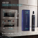 Carbon8 Kit - One Touch Sparkling Water Maker + Filter & Lemon8 + Co2 Cylinder - Silver
