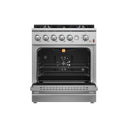 Forno Giovanni 30-inch Gas Range with 5 Gas Burners, 4.32 cu.ft. Convection Gas Oven with Temperature Gauge in Stainless Steel (FFSGS6274-30)