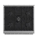 Forno Giovanni 30-inch Gas Range with 5 Gas Burners, 4.32 cu.ft. Convection Gas Oven with Temperature Gauge in Stainless Steel (FFSGS6274-30)