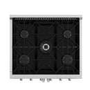 Forno 5-Piece Appliance Package - 30-inch Gas Range, Hood, Refrigerator, Dishwasher and 30-Inch Microwave Oven in Stainless Steel
