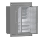 Forno Maderno 60-Inch 27.2 Cu. Ft. Built-In Convertible Refrigerator and Freezer in Stainless Steel with Modern Trim (FFFFD1722-60S)