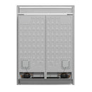 Forno 4-Piece Appliance Package - 36-Inch Gas Range, 60-Inch Pro-Style Refrigerator, Wall Mount Hood, & 3-Rack Dishwasher in Stainless Steel