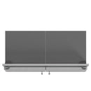 Forno 4-Piece Appliance Package - 36-Inch Dual Fuel Range, Wall Mount Range Hood, 60-Inch Built-In Convertible Refrigerator, and Dishwasher in Stainless Steel