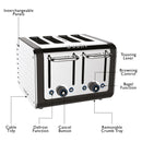 Dualit Design Series 4-Slice Toaster (46555)