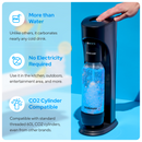 Drinkmate OmniFizz Sparkling Water and Soda Maker 1 Cylinder and extra 0.5L Bottle Special Bundle