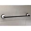 Kingston Brass Victorian 24" Single Towel Bar, Matte Black (BA1111MB)