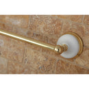 Kingston Brass Victorian 24" Single Towel Bar, Polished Brass (BA1111PB)