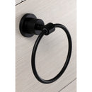 Kingston Brass Concord 6" Towel Ring, Matte Black (BA8214MB)