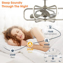 Parrot Uncle 30-Inch Theron Modern DC Motor Downrod Mount Reversible Ceiling Fan with LED Lighting and Remote Control (BBA535406CA110V)