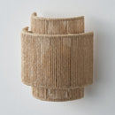 Parrot Uncle 1-Light Farmhouse Rattan Wall Sconce Lighting (BBB9222-1)