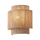 Parrot Uncle 1-Light Farmhouse Rattan Wall Sconce Lighting (BBB9222-1)