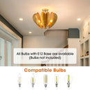 Parrot Uncle 19-Inch Elvira 6-Light Farmhouse Vintage Distressed Golden Semi-Flush Mount Ceiling Light (BBC3001)