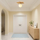 Parrot Uncle 18-Inch Iris 1-Light Golden Semi-Flush Mount Ceiling Light (BBC3008)