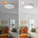 Parrot Uncle 18-Inch White Modern Flush Mount LED Light (BBD3012)