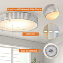 Parrot Uncle 18-Inch White Modern Flush Mount LED Light (BBD3012)
