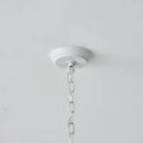 Parrot Uncle 20-Inch Borg 5-Light White Wooden Chandelier (BBD3015)