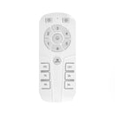 Parrot Uncle 20-Inch White Farmhouse Handmade Wooden Beads Flush Mount Ceiling Fan with APP Remote Control and Lighting (BBF3006)