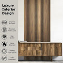 Parrot Uncle 4-Piece Pack Veneer Sound Acoustic Wood Wall Panels