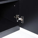Parrot Uncle Modern 68-Inch TV Stand Media Console with LED Lights for Living Room