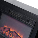 Parrot Uncle Modern 66-Inch LED TV Stand with 23-Inch Insert Electric Fireplace for Living Room
