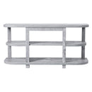 Parrot Uncle Decorative Modern 48-Inch TV Stand with 18-Inch Insert Electric Fireplace