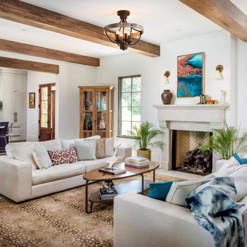 Parrot Uncle 4-Light Industrial Ceiling Light (BBW9128-4110V)