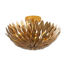 Parrot Uncle 16-Inch, 3-Light Farmhouse Golden Semi-Flush Mount Ceiling Lighting (BBW9353-3GD)