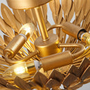 Parrot Uncle 16-Inch, 3-Light Farmhouse Golden Semi-Flush Mount Ceiling Lighting (BBW9353-3GD)