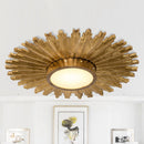 Parrot Uncle Golden Sunburst Flush Mount LED Lighting (BBW9602-2)