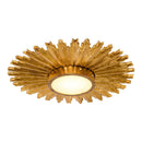 Parrot Uncle Golden Sunburst Flush Mount LED Lighting (BBW9602-2)