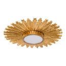 Parrot Uncle Golden Sunburst Flush Mount LED Lighting (BBW9602-2)