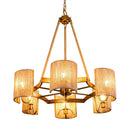 Parrot Uncle 6-Light Farmhouse Bedroom Island Pendant Lighting (BBW9637-6)
